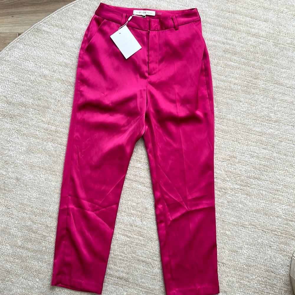 ENDLESS ROSE Pants | Small | Satin Effect